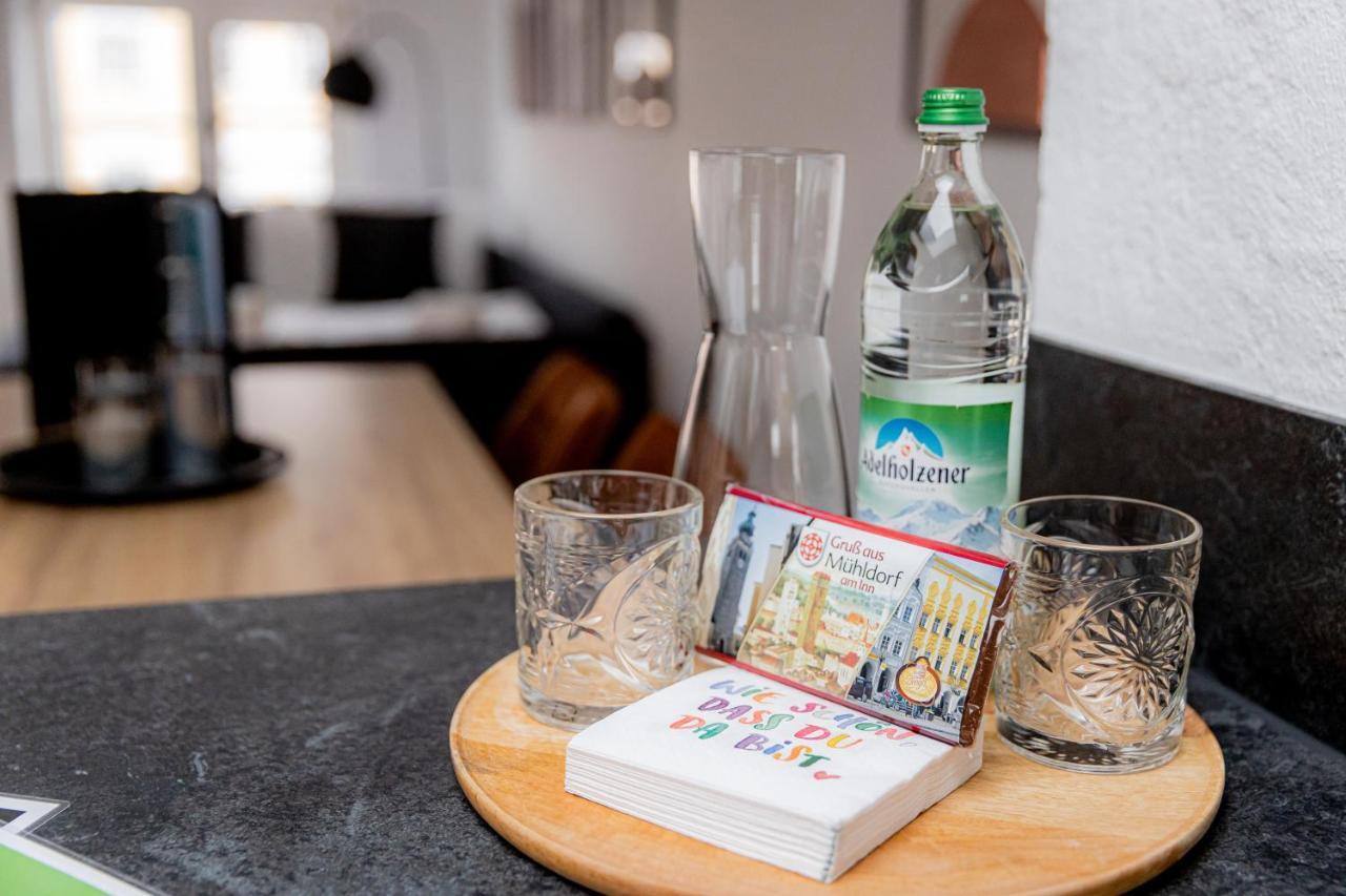 Highlight Am Stadtplatz Muehldorf - C4S Come4Stay - 2 Zimmer Wohnung I Bis Zu 5 Gaeste 外观 照片