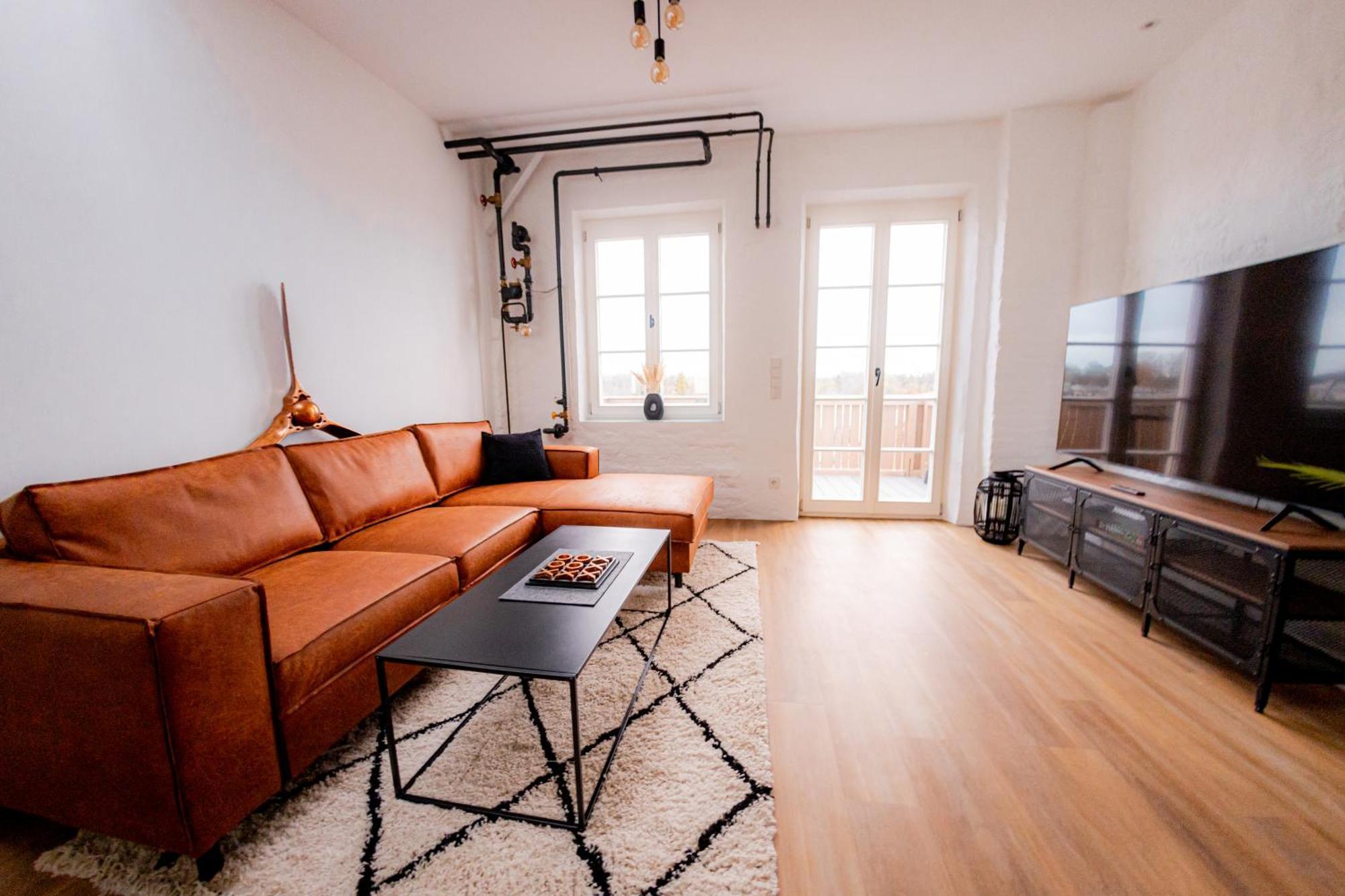 Highlight Am Stadtplatz Muehldorf - C4S Come4Stay - 2 Zimmer Wohnung I Bis Zu 5 Gaeste 客房 照片